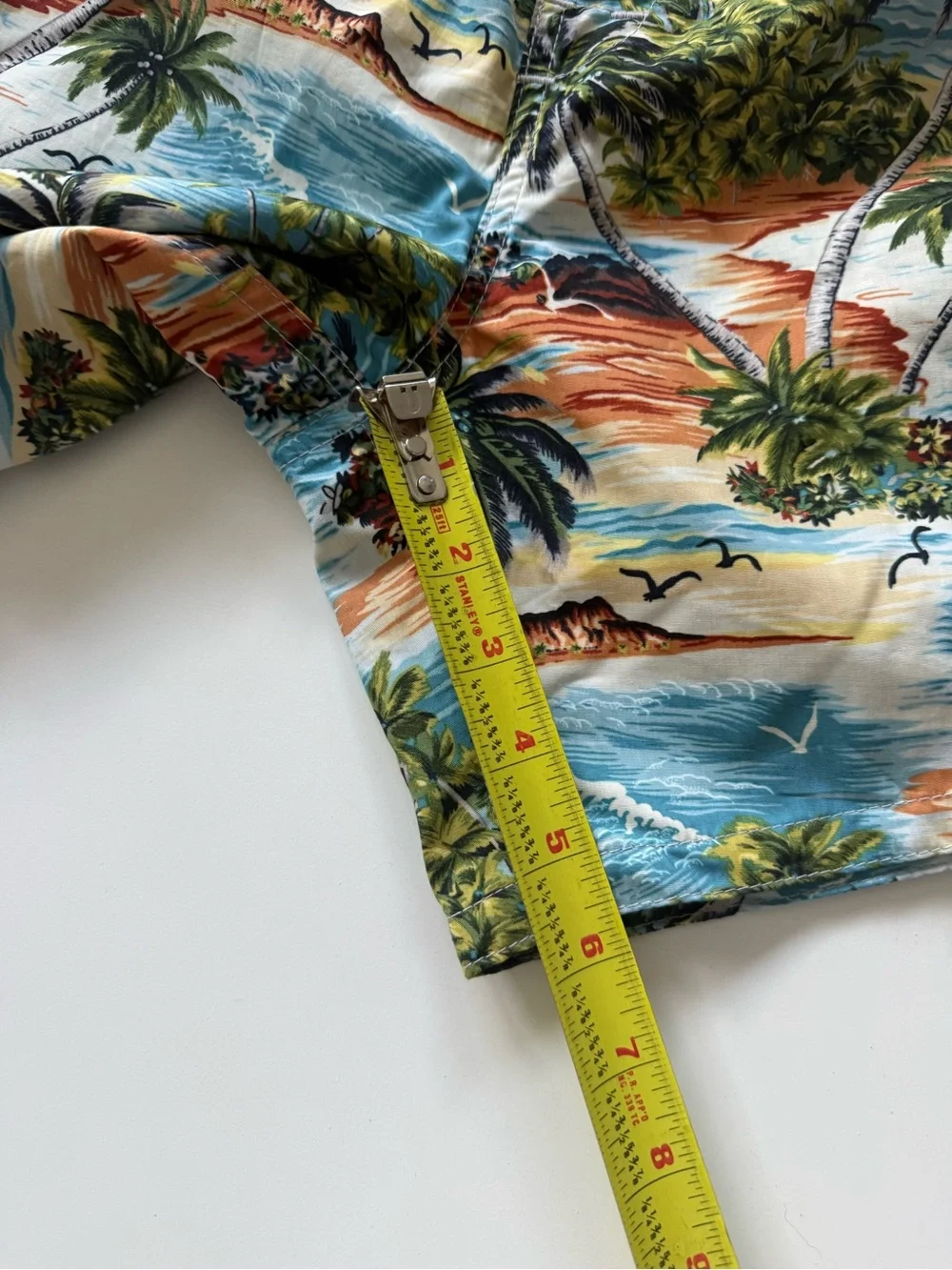 Birdwell Men’s Tropical Swim Shorts in Blue & Green